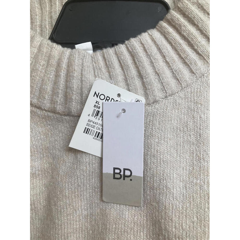 BP Nordstrom Pullover Sweater Dress in Light Cream Cotton Acrylic - Picture 6 of 10
